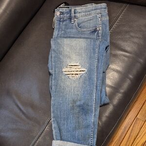 White House Black Market Light Blue High-Rise Jeans